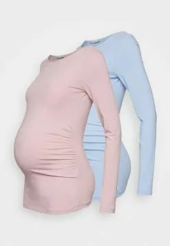 2 Pack - T-Shirt À Manches Longues - Light Blue/Light Pink 12 2 Pack - T-Shirt À Manches Longues - Light Blue/Light Pink -Anna Field Boutique 05c68bc826624725a795391c91083a32