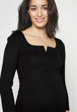 Notch Neckline Midi Dress - Robe En Jersey - Black -Anna Field Boutique 08d9c5edccaa40e9a1279899f7800784