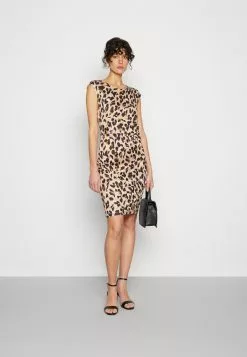 Anna Field Robe En Jersey - Black/Beige/Multi-Coloured -Anna Field Boutique 094e8d211664487abc9de7b5bfcc6c2f