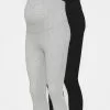 2 Pack Capri - Legging - Black/Light Grey