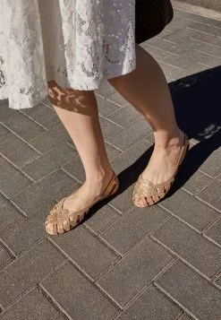 Anna Field Leather - Ballerines À Bout Ouvert - Gold -Anna Field Boutique 0ef96dcbe1e54b399c92c0e4f8428919