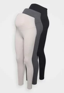 3 Pack - Legging - Black/Beige/ Grey 12 3 Pack - Legging - Black/Beige/ Grey -Anna Field Boutique 10823db8eedb45caae40d03c95094fc7