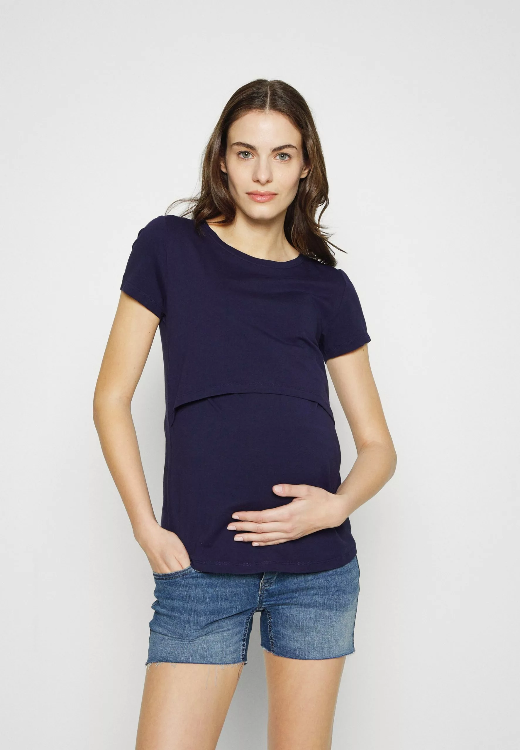 2 Pack - T-Shirt Basique - Dark Red/White/ Dark Blue 4 2 Pack - T-Shirt Basique - Dark Red/White/ Dark Blue – Image 4