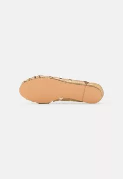 Anna Field Leather - Ballerines À Bout Ouvert - Gold -Anna Field Boutique 1b00bfc472ec4712901198036fc43b96