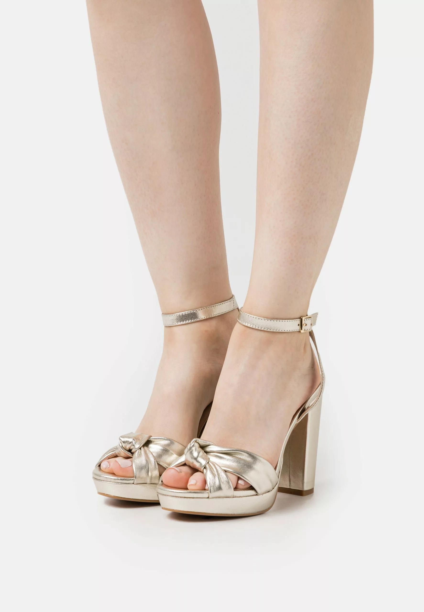 Anna Field Leather - Sandales À Talons Hauts - Gold 1 Anna Field Leather - Sandales À Talons Hauts - Gold