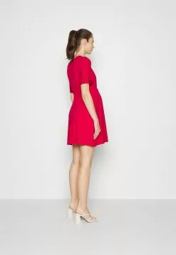 Short Sleeves Flared Mini Dress - Robe En Jersey - Red -Anna Field Boutique 26870fe460da45eeb099e7f140158054