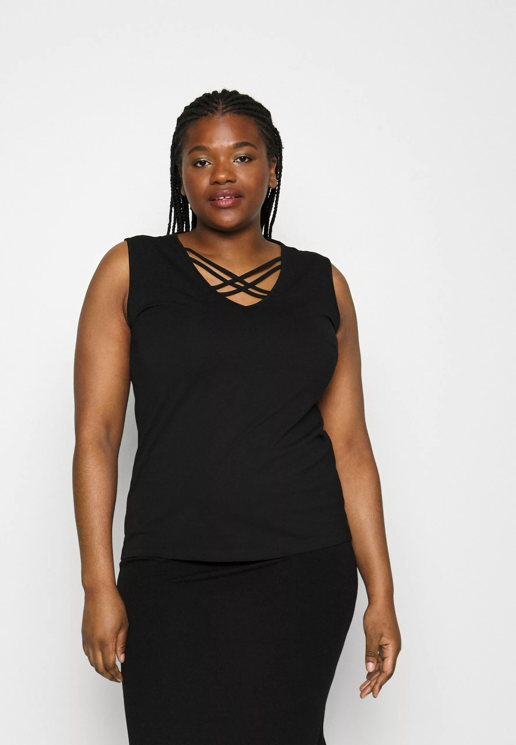 Plus Size - Débardeur - Black 1 Plus Size - Débardeur - Black