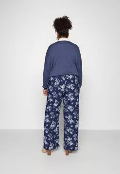 Wide Leg Pant - Pantalon Classique - Dark Blue/Off-White -Anna Field Boutique 2e68d179738647d4bf9a6c877c3fe436