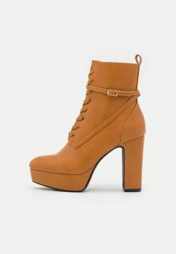 Anna Field Bottines À Lacets - Cognac -Anna Field Boutique 365bd1fc1d184c30a77b30281e0b35ef