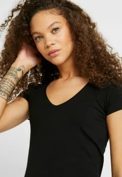 2 Pack - T-Shirt Basique - Black/White -Anna Field Boutique 37ff36b777d14c27a006d5de9d1647db