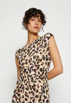 Anna Field Robe En Jersey - Black/Beige/Multi-Coloured -Anna Field Boutique 3cde93bcfec3411ab84ec3bc3986580f