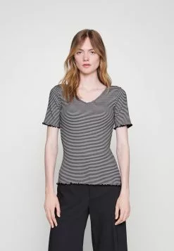 Anna Field T-Shirt Imprimé - White/Black