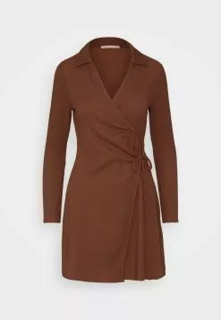 Anna Field Robe De Jour - Dark Brown -Anna Field Boutique 475a2e27834c4a8db62b6226569e9d80