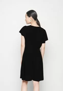 Frilled Cap Sleeves Flared Dress - Robe En Jersey - Black 7 Frilled Cap Sleeves Flared Dress - Robe En Jersey - Black -Anna Field Boutique 4b96f6529d9b457490297914ae0f9da3