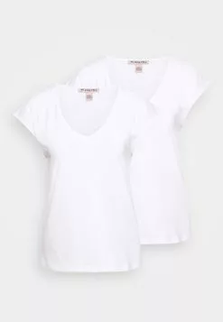 Anna Field Basic V Neck Drop Shoulder 2 Pack - T-Shirt Basique - White/White 8 Anna Field Basic V Neck Drop Shoulder 2 Pack - T-Shirt Basique - White/White -Anna Field Boutique 4bd9b2c16f674d6bbb4e8cbdc342a69c
