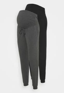 Anna Field Boutique 69 2 Pack - Pantalon De Survêtement - Black/ Dark Grey
