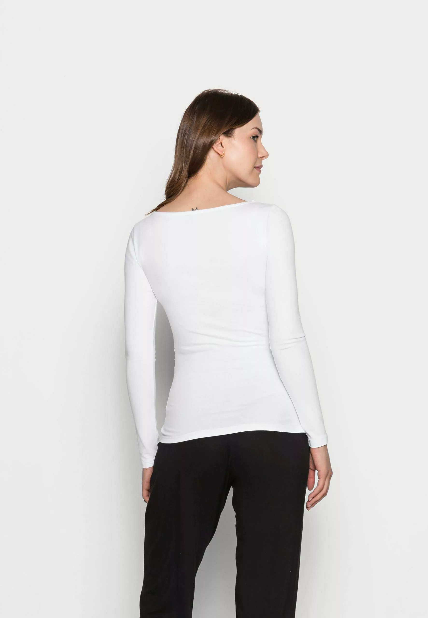 3 Pack - T-Shirt À Manches Longues - Black/Dark Grey/White 3 3 Pack - T-Shirt À Manches Longues - Black/Dark Grey/White – Image 3