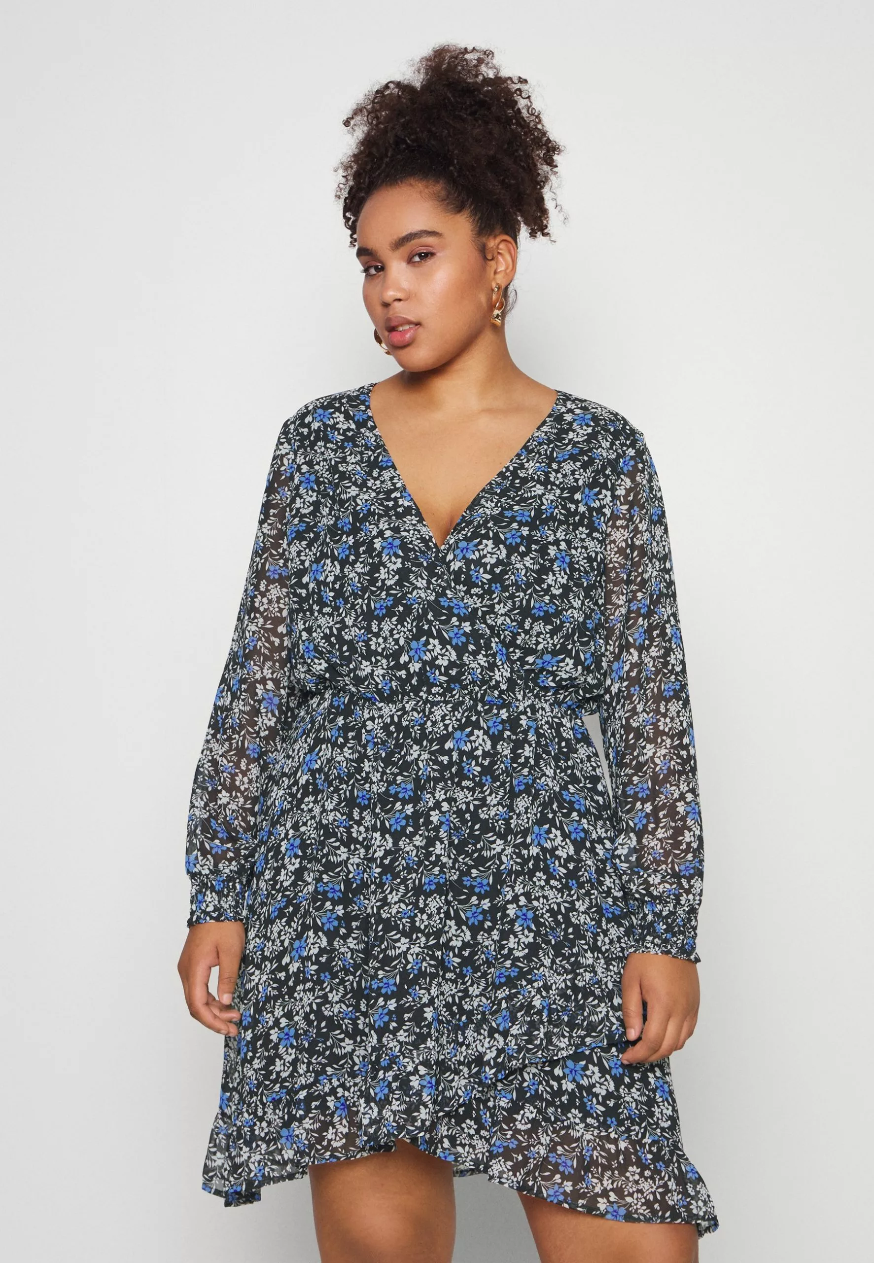 Robe De Jour - Black/Multi-Coloured 1 Robe De Jour - Black/Multi-Coloured