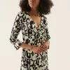 Anna Field Robe De Jour - Black/Off-White