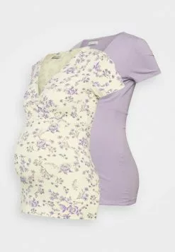2 Pack - T-Shirt Basique - Multi Coloured/Lilac/Grey