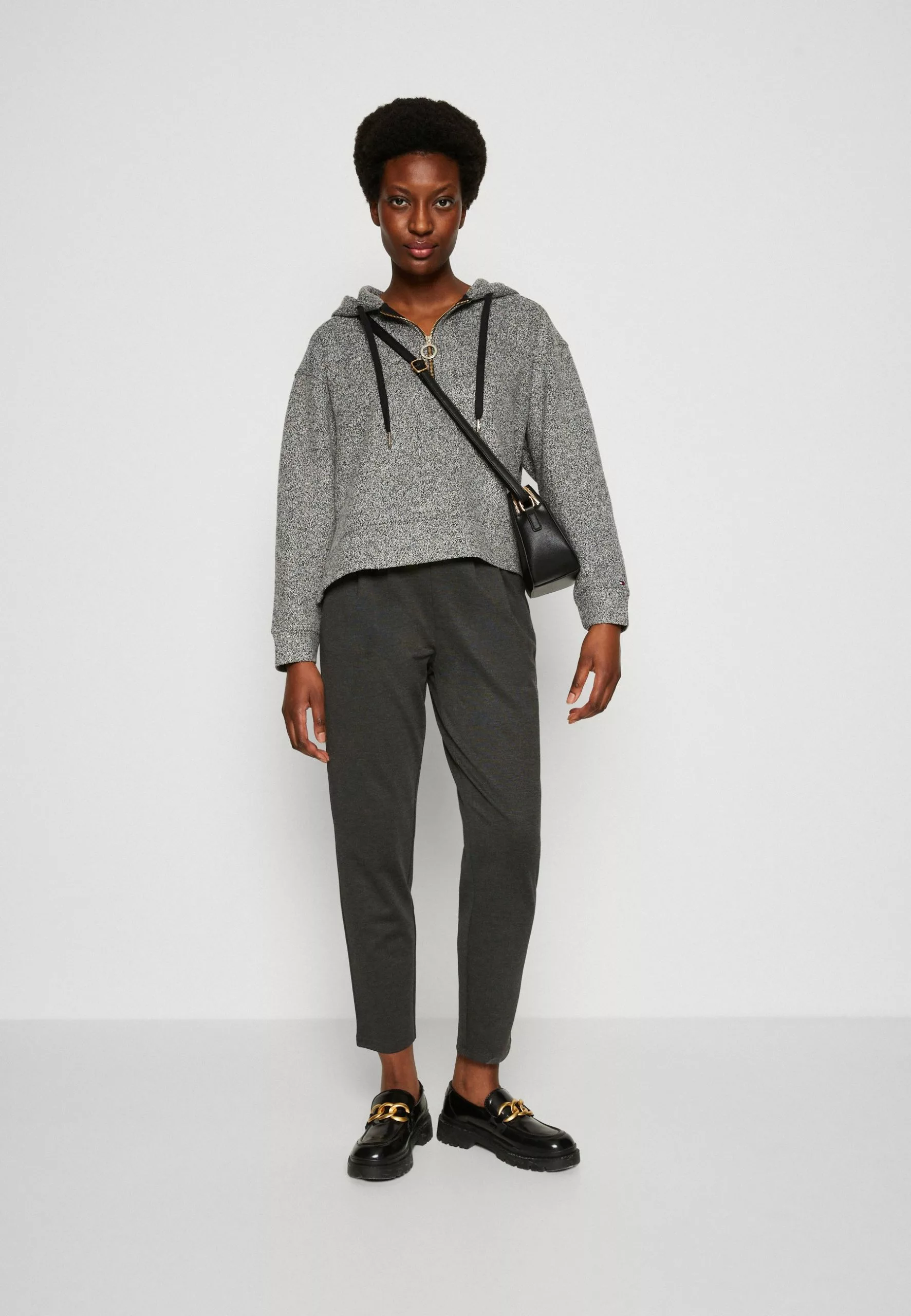 Anna Field Pantalon Classique - Mottled Dark Grey 2 Anna Field Pantalon Classique - Mottled Dark Grey – Image 2