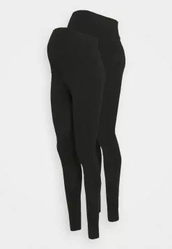 7/8 Length Maternity Leggings 2 Pack - Legging - Black -Anna Field Boutique 8744b3975f8b4061a2c271200383e625
