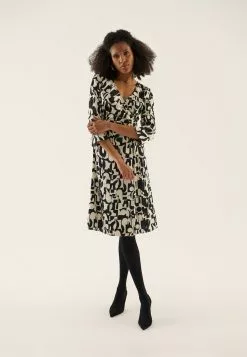 Anna Field Robe De Jour - Black/Off-White -Anna Field Boutique 8f2515dede00426786e72c423235675b