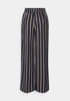 Anna Field Pantalon Classique - Dark Blue/Brown/White