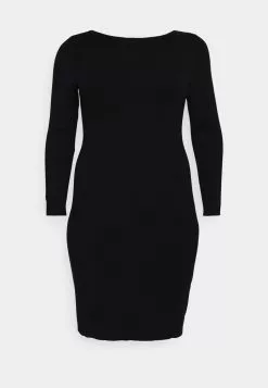 Offener Rücken Mini Strickkleid - Robe Fourreau - Black -Anna Field Boutique 9376ca4995774193b616d43c8ca0a890