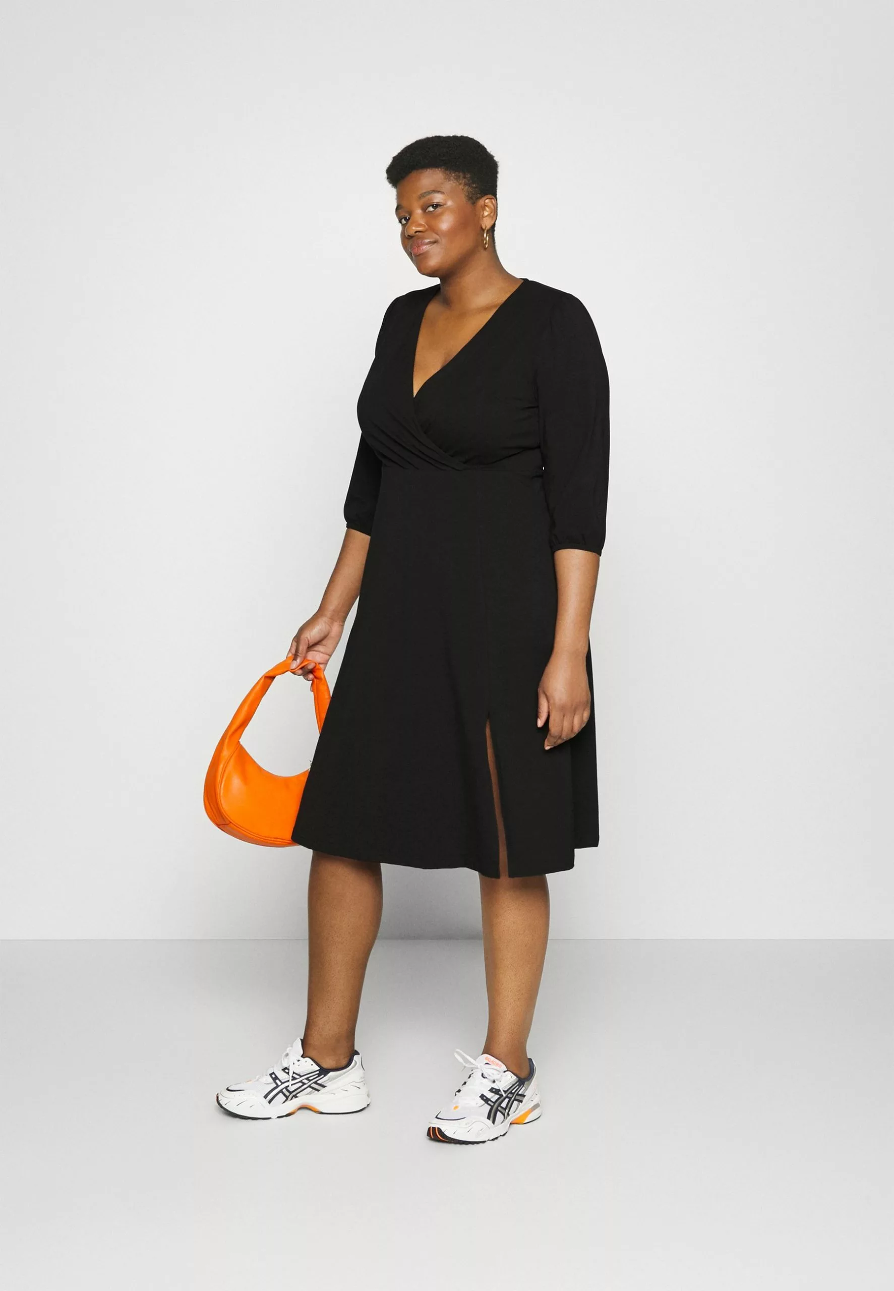 Robe En Jersey - Black 2 Robe En Jersey - Black – Image 2