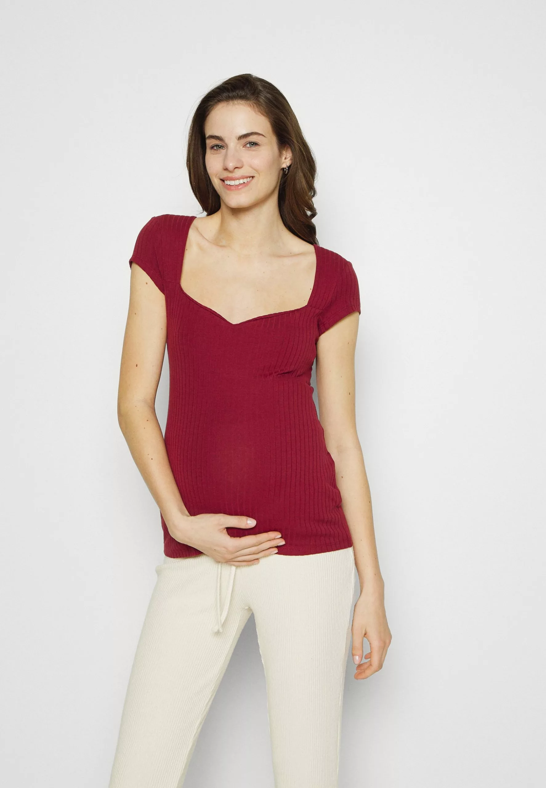 T-Shirt Basique - Dark Red 1 T-Shirt Basique - Dark Red