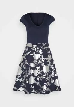 Anna Field Robe En Jersey - Dark Blue/Silver -Anna Field Boutique a7fb96fc199a42889e31545927bcc4b8