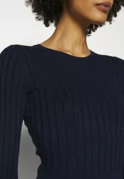 Anna Field Crew Ausschnitt Ripp Top Bodycon Mini Strickkleid - Robe Fourreau - Dark Blue -Anna Field Boutique a841eb6cc2af467ca5f262385ad1c508