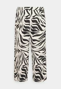 Pantalon Classique - Black/Off White -Anna Field Boutique b24ee34028d24741a5eb4bbac9792a55
