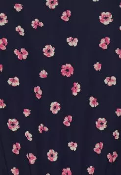 Anna Field V-Neck Sleeve Dress - Robe De Jour - Dark Blue/Pink -Anna Field Boutique b563e7911c2f462dafbd112e0b88fc49