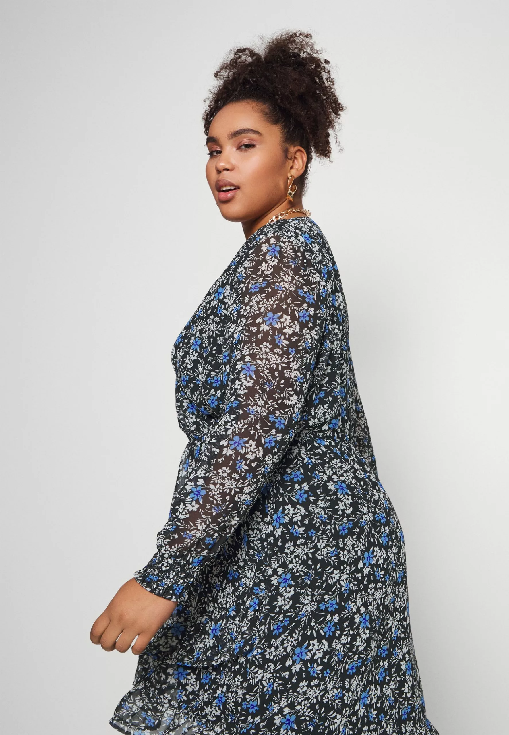 Robe De Jour - Black/Multi-Coloured 4 Robe De Jour - Black/Multi-Coloured – Image 4