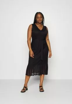 Sleeve Less Dress - Robe De Jour - Black