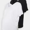 2 Pack - T-Shirt Basique - White/Black