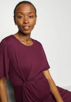 Sleeves Mini Dress - Robe En Jersey - Purple -Anna Field Boutique ca5a30fee55d40158cfda176408fbcc1