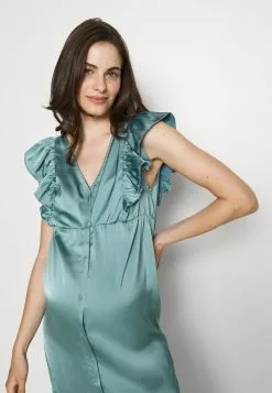 Mama Dress Mid Dress Open Slips - Robe De Soirée - Light Green 11 Mama Dress Mid Dress Open Slips - Robe De Soirée - Light Green -Anna Field Boutique cea678d504994054af8fcd69eb8174e6