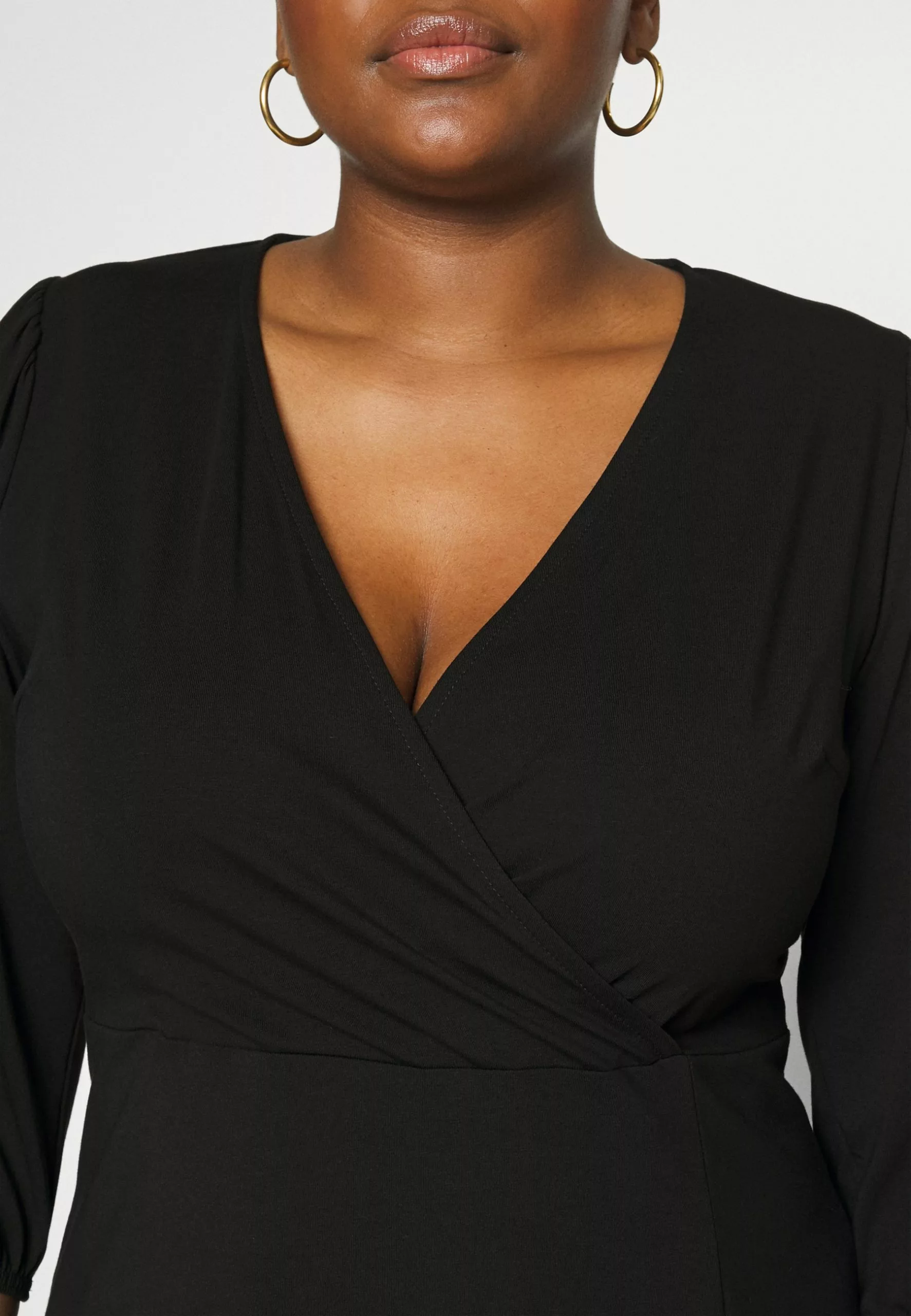 Robe En Jersey - Black 6 Robe En Jersey - Black – Image 6