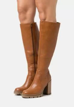 Anna Field Boutique 8 Anna Field Bottes À Talons Hauts - Cognac