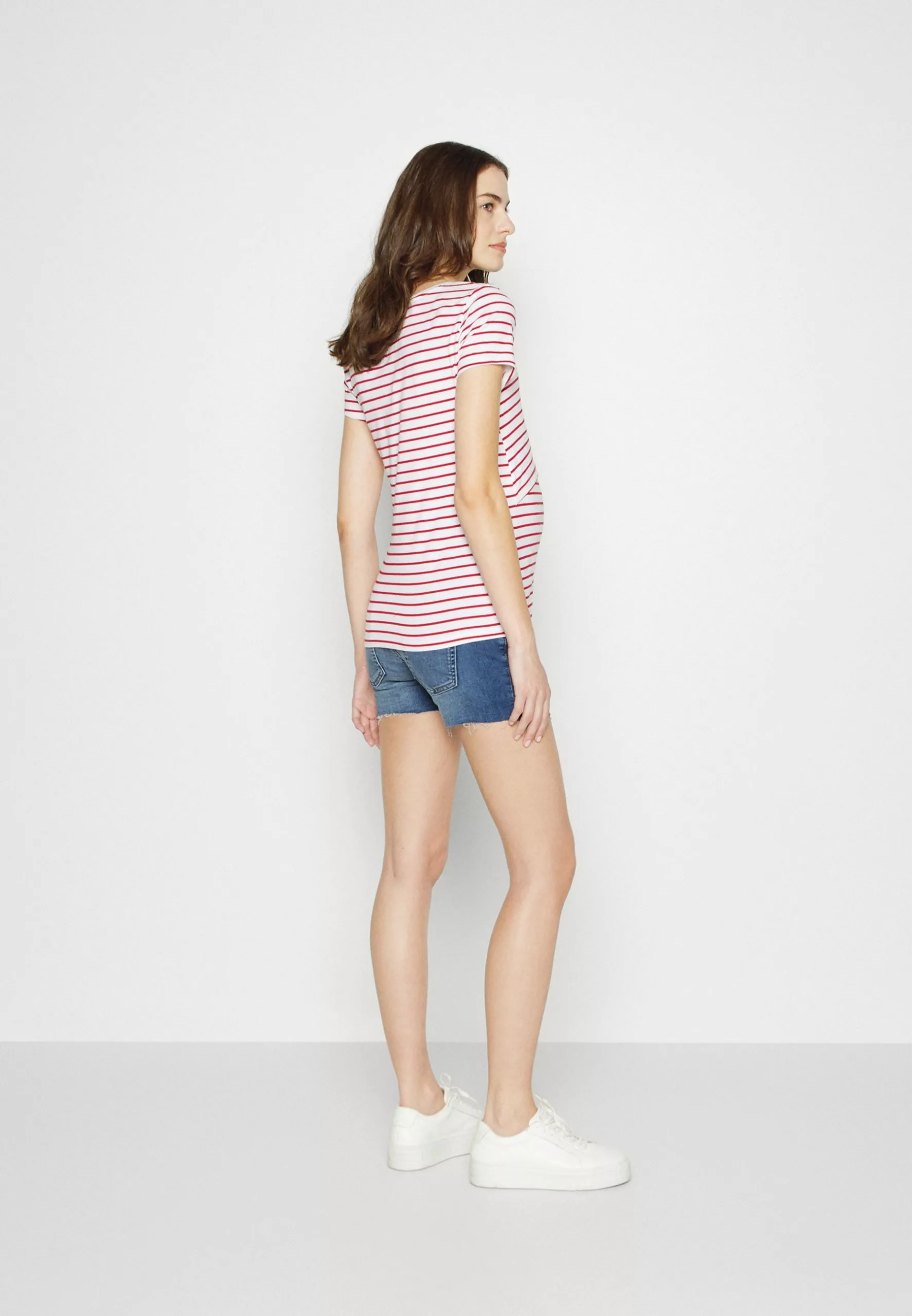 2 Pack - T-Shirt Basique - Dark Red/White/ Dark Blue 3 2 Pack - T-Shirt Basique - Dark Red/White/ Dark Blue – Image 3