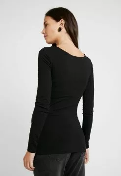 2 Pack - T-Shirt À Manches Longues - Black/White -Anna Field Boutique f3c67b7539194214b3bd5ada3439f483