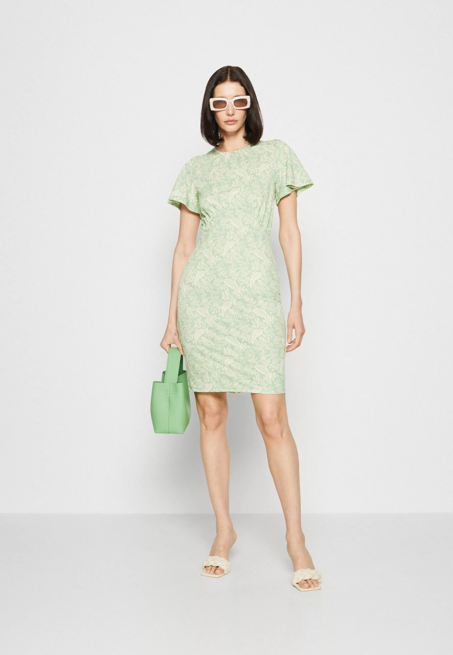 Anna Field Robe En Jersey - Green/Light Green 2 Anna Field Robe En Jersey - Green/Light Green – Image 2