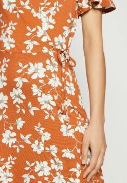 Anna Field Robe En Jersey - Brown/White -Anna Field Boutique 009b8eae5df4448fb1ddec3632fbf630