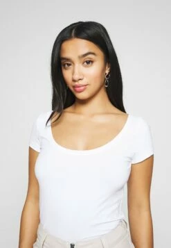 3 Pack - T-Shirt Basique - White/Black/Dark Grey -Anna Field Boutique 27efbe277c3e4cdb836849f52eb9962c