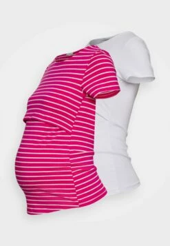 2 Pack - T-Shirt Basique - Pink - 402_White - 001_White - 001 -Anna Field Boutique 434af9bc9e4c41b38a2db4d05c8b2460