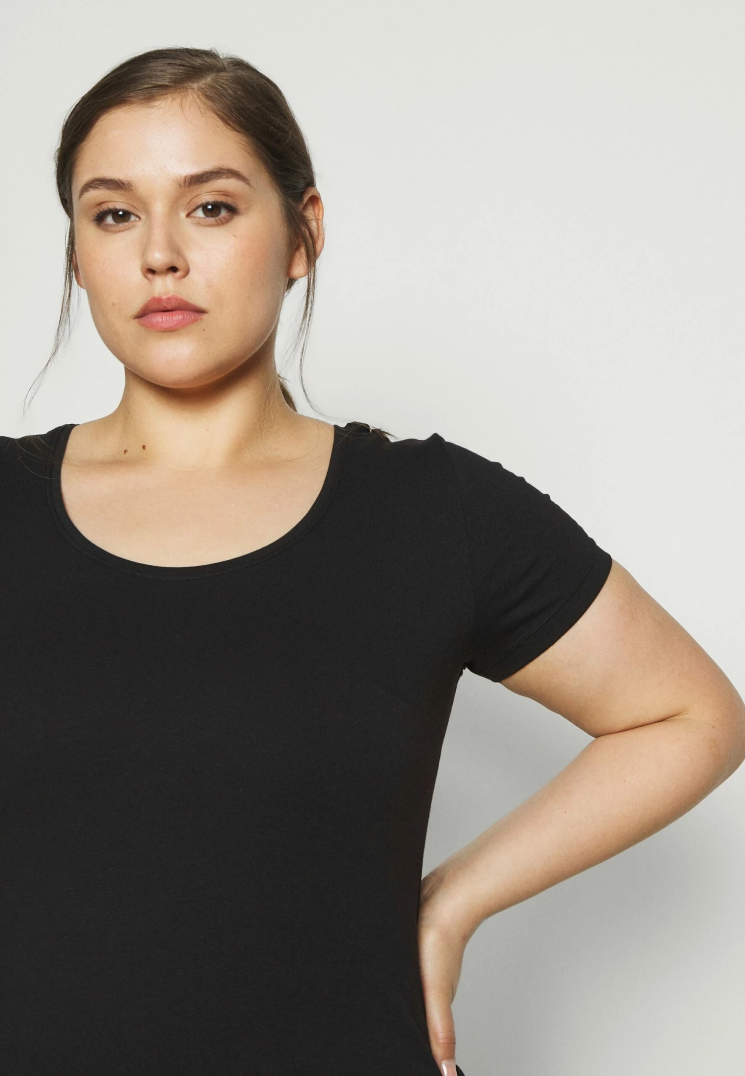 3Er Pack - T-Shirt Basique - White/Black/Dark Grey 6 3Er Pack - T-Shirt Basique - White/Black/Dark Grey – Image 6