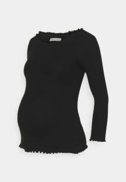 Long Sleeved Top - T-Shirt À Manches Longues - Black